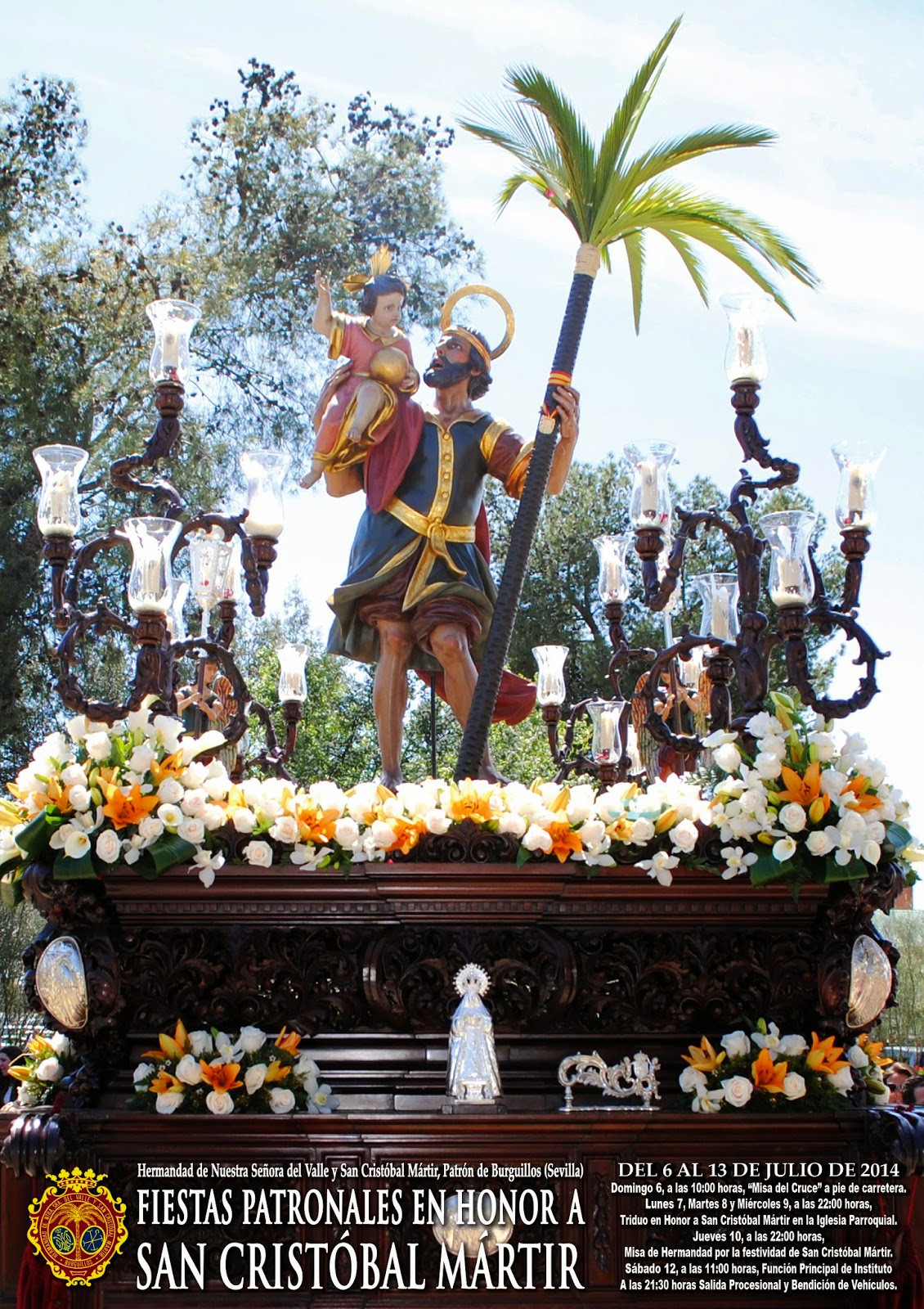 Fiestas patronales en honor a San Cristóbal  